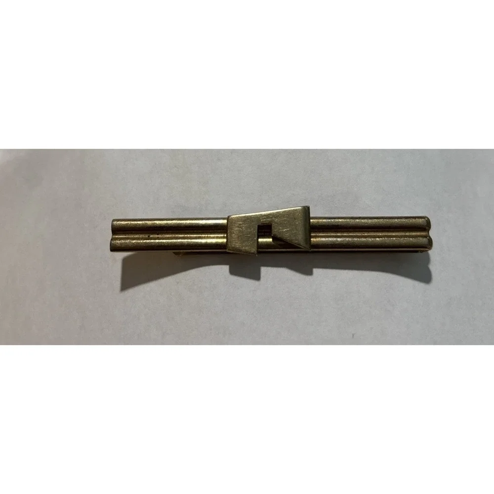 Vintage Men's Swank Gold‎ Tone Monogram C Tie Clip Tie Bar 2